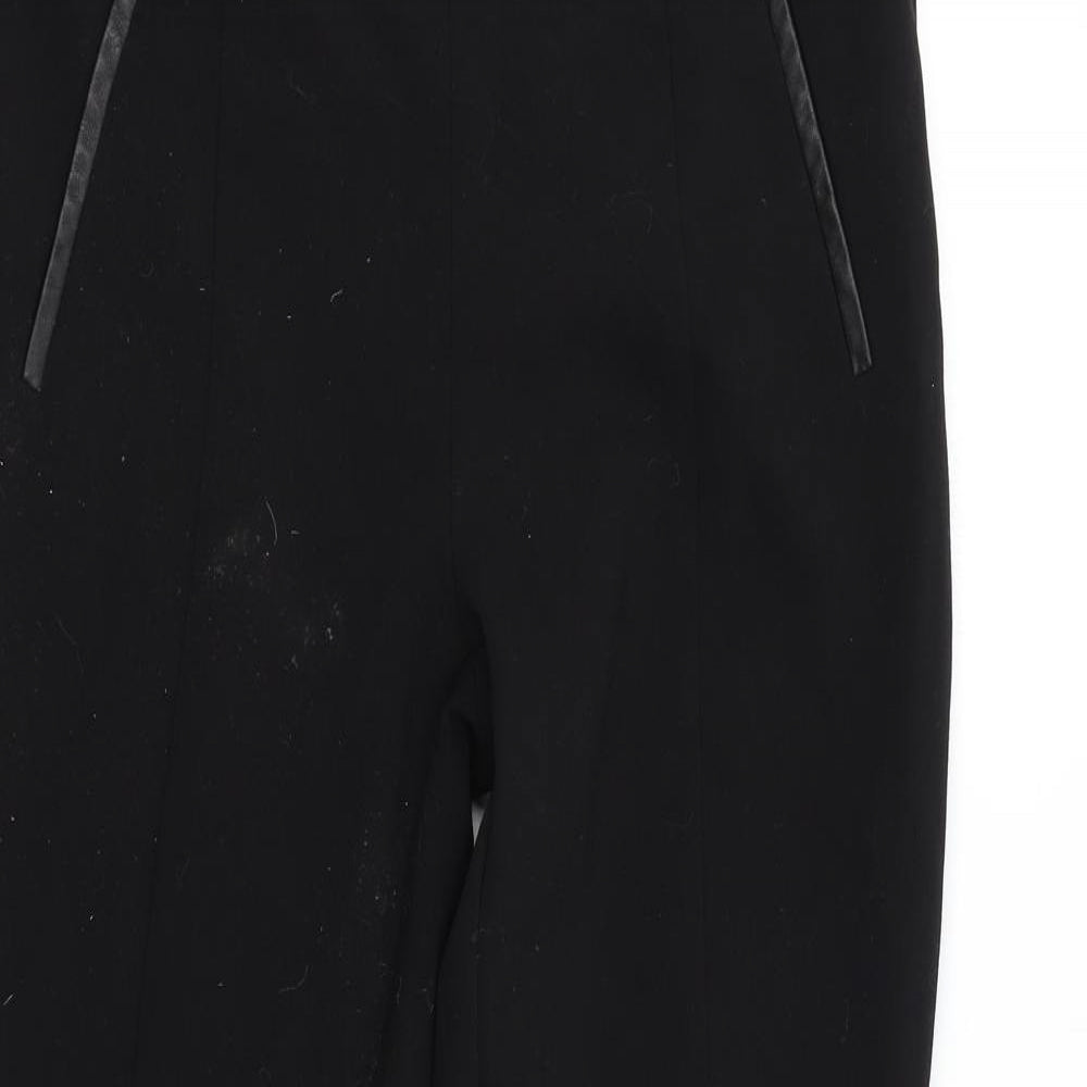 Womens UK Size 12 H&M Regular Fit  Black Trousers