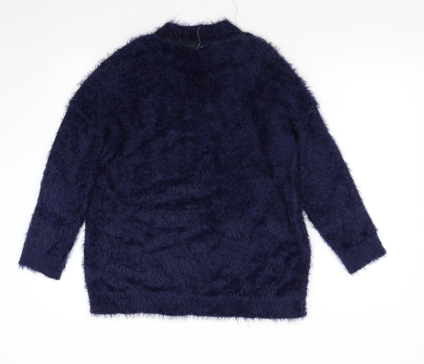 Womens UK Size M Preworn Blue Pullover Jumper