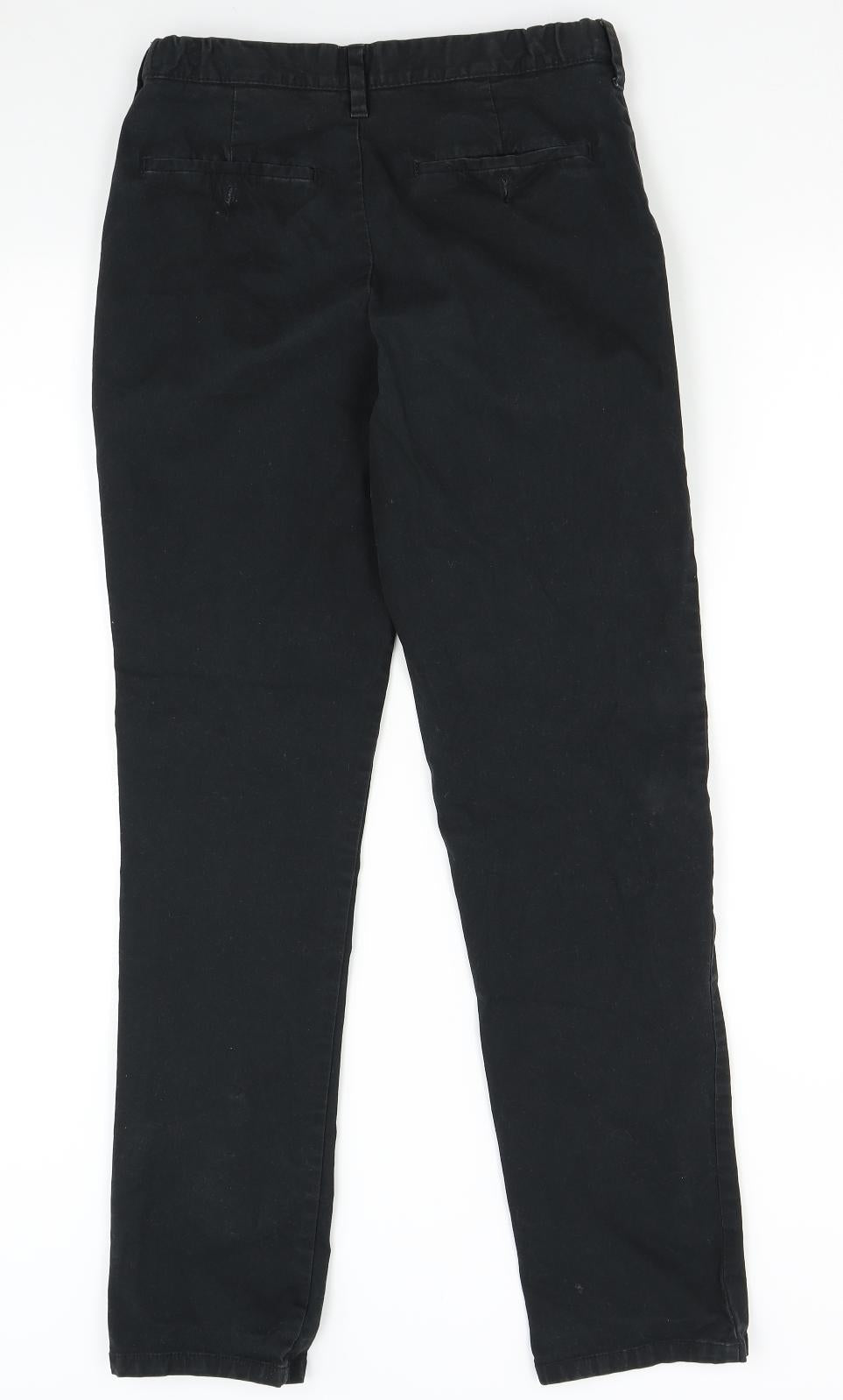 M&S Womens Black   Straight Jeans Size 30 L33 in