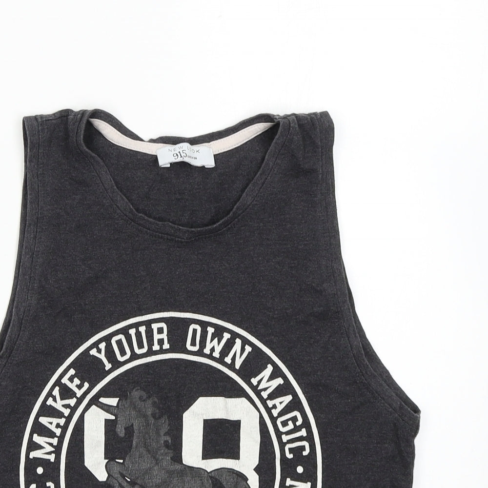 New Look 915 Girls Grey   Basic Tank Size S
