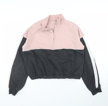 H&M Girls Pink   Pullover Jumper Size 12 Years