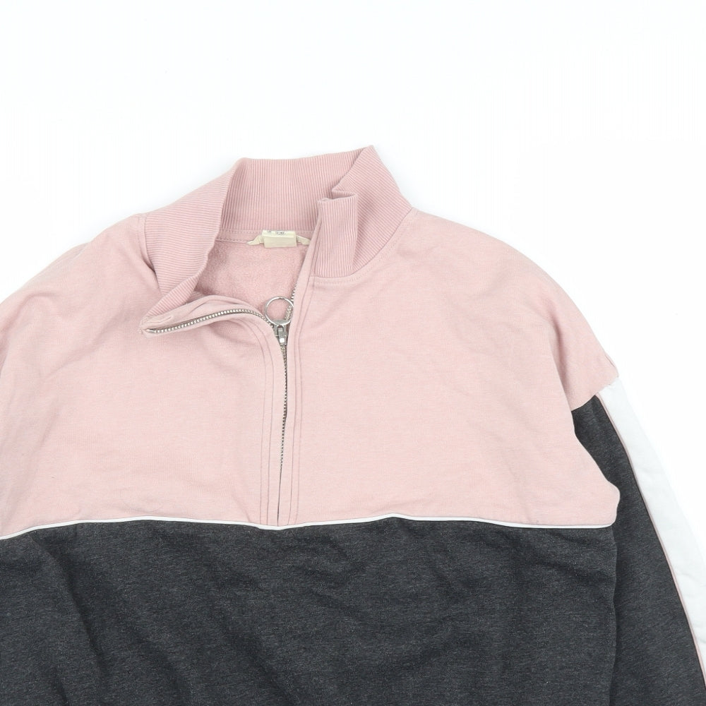 H&M Girls Pink   Pullover Jumper Size 12 Years