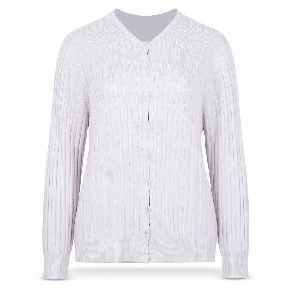 Womens UK Size M M&S Purple Cardigan Jumper