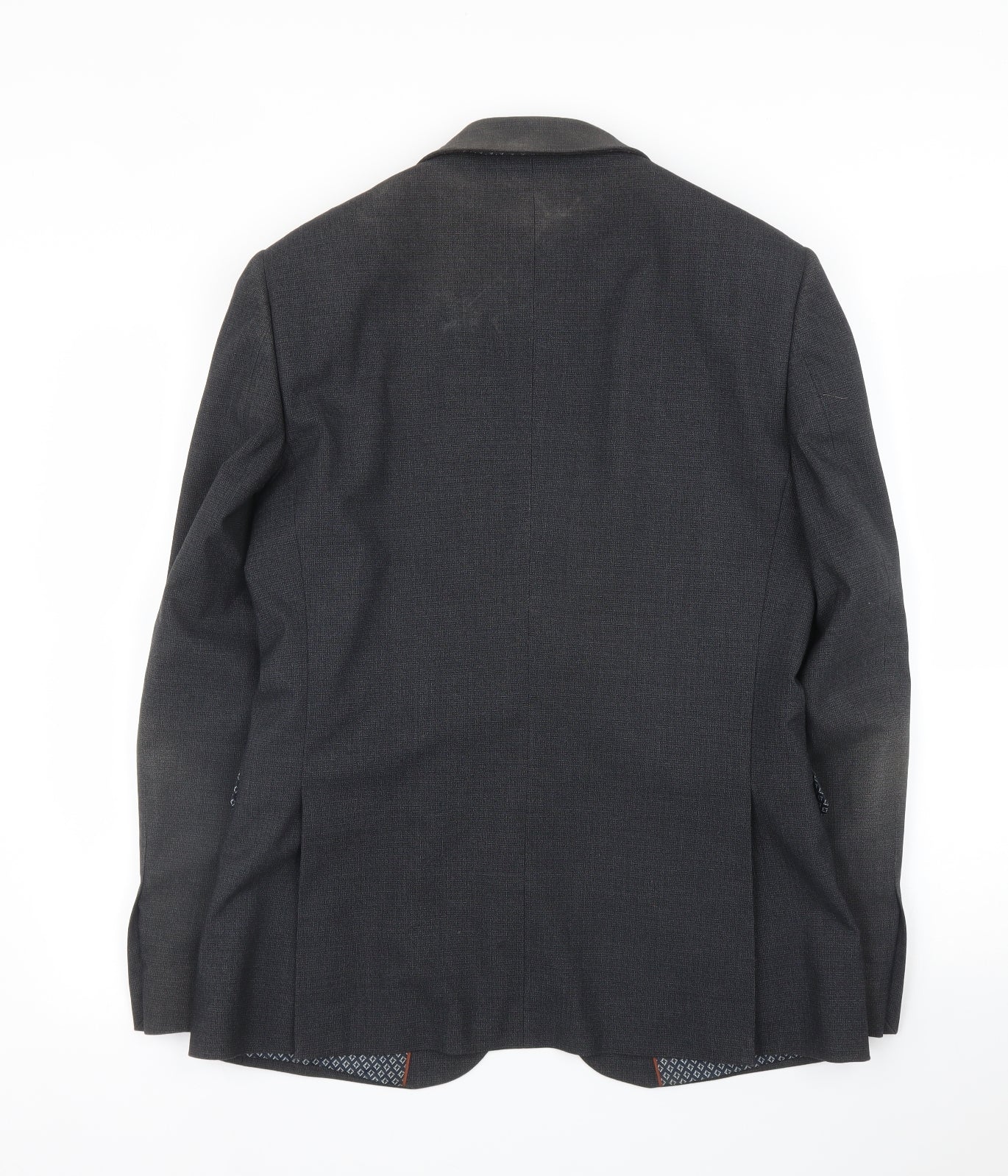 Mens UK Size 38 Burton Regular Grey Suit Jacket