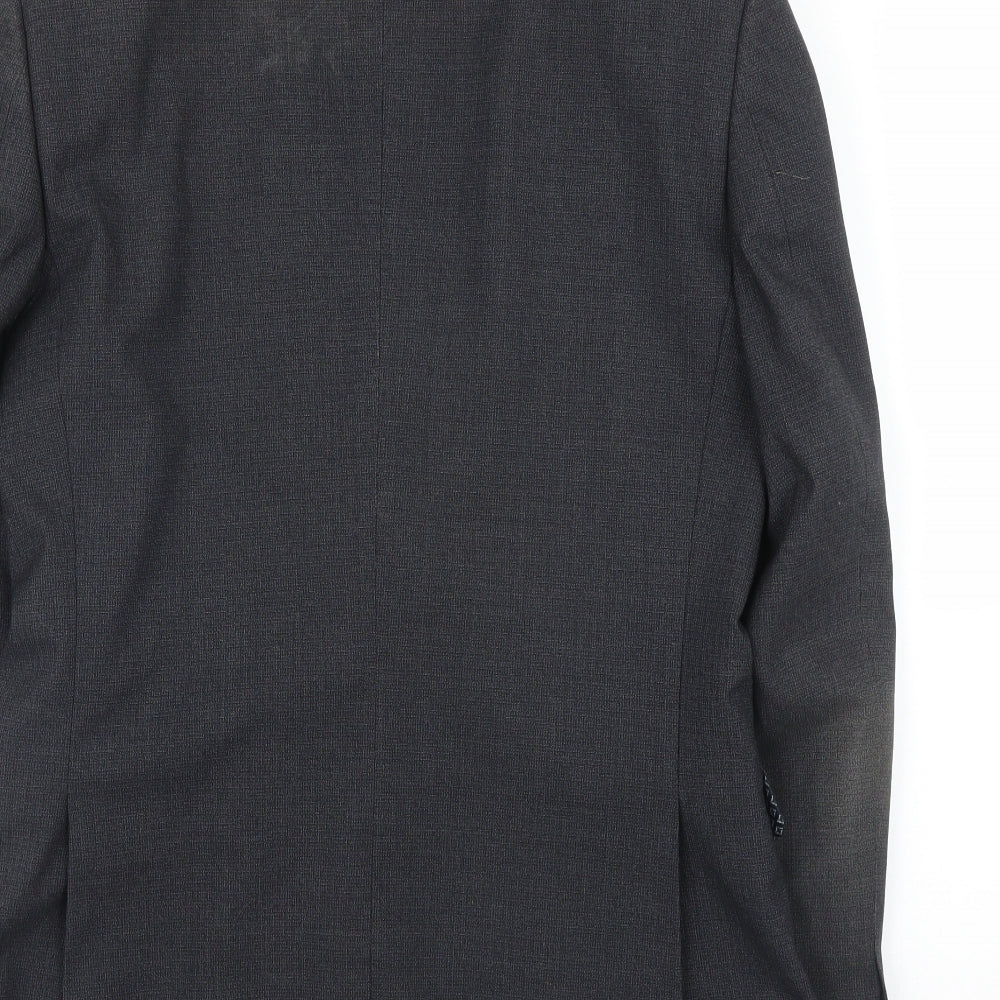 Mens UK Size 38 Burton Regular Grey Suit Jacket