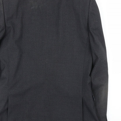 Mens UK Size 38 Burton Regular Grey Suit Jacket