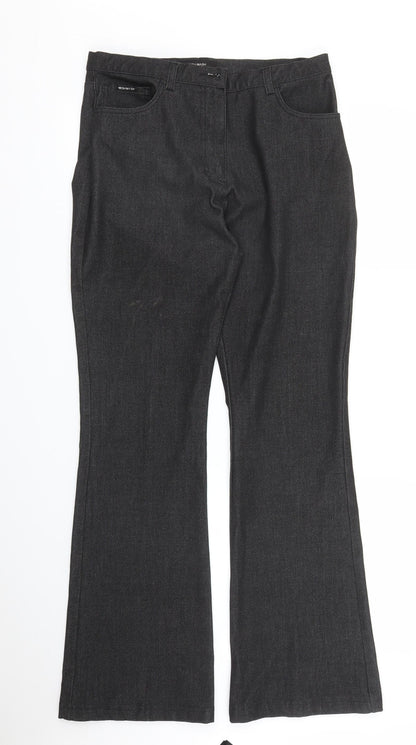 Mish Mash Womens Grey   Trousers  Size 12 L29 in