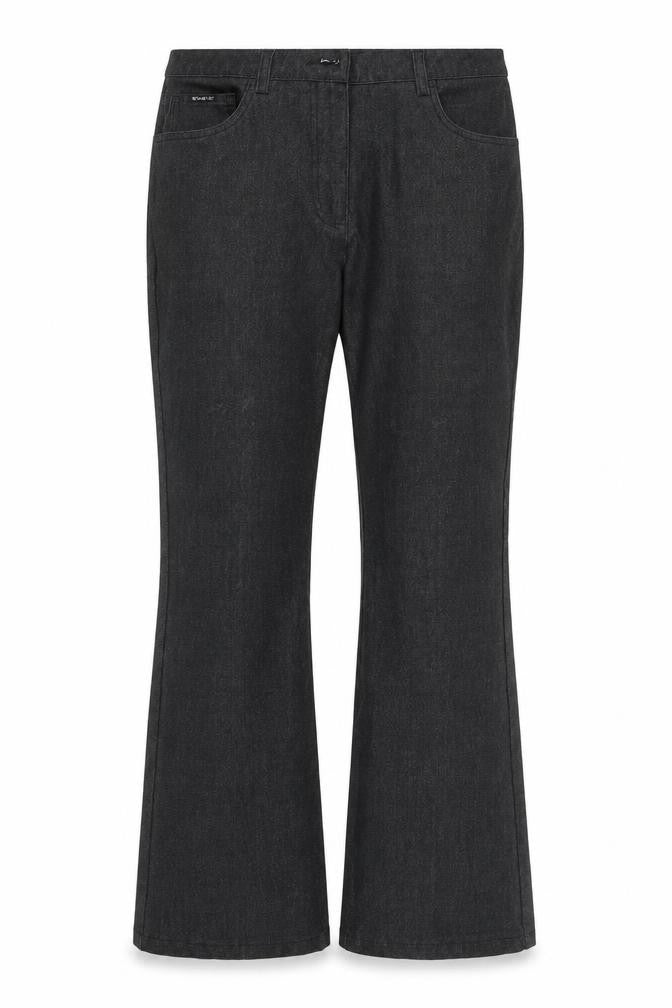 Front view of Mish Mash women’s grey trousers, size UK 12, 29-inch leg