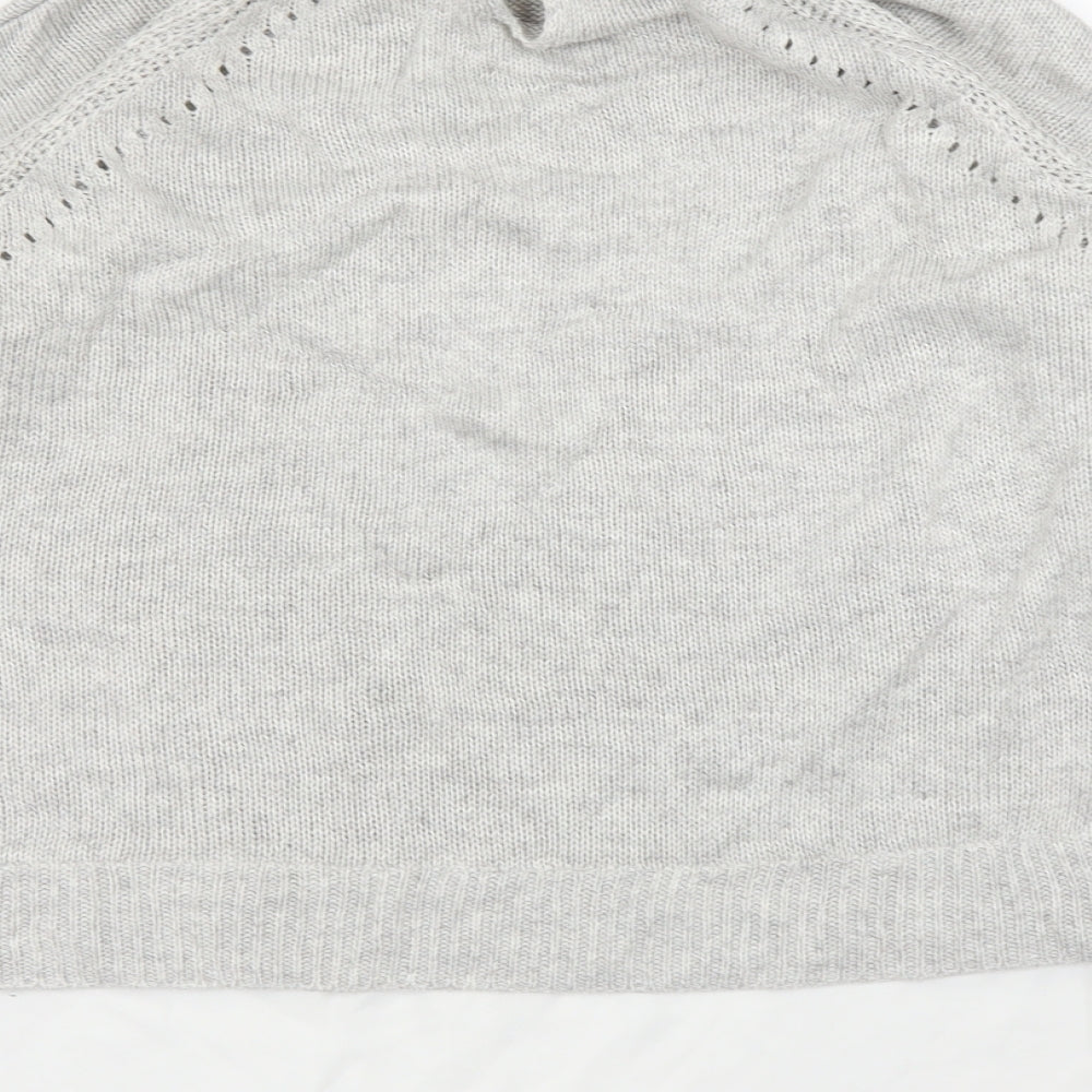 Womens UK Size 16 M&Co Grey Pullover Jumper