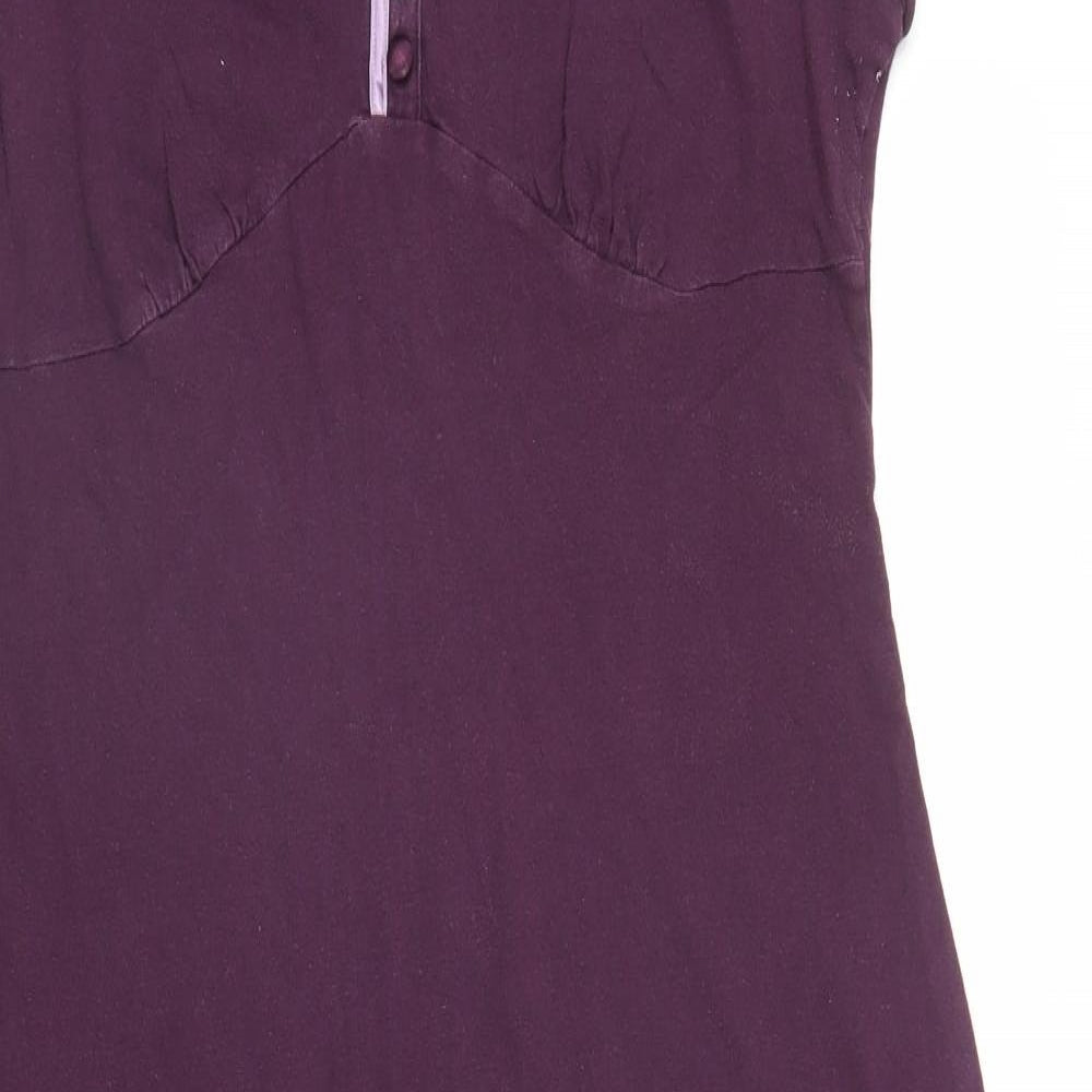 M&S Womens Purple   A-Line  Size M