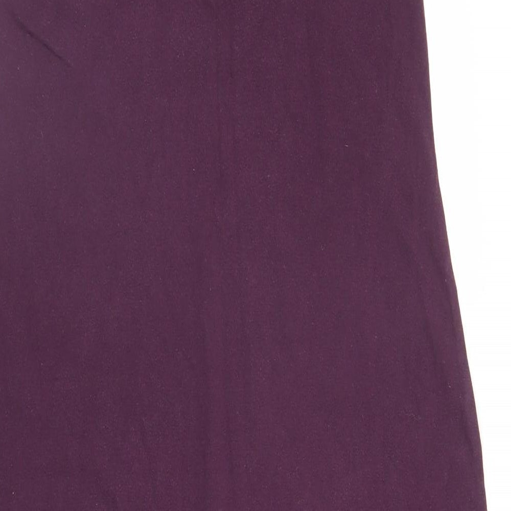 M&S Womens Purple   A-Line  Size M
