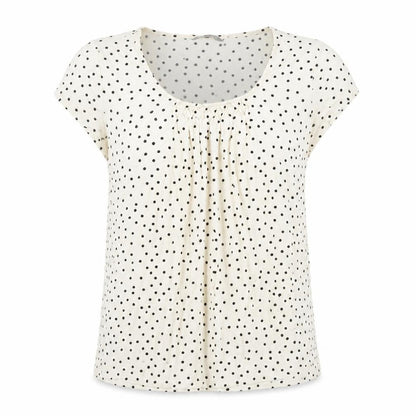 Womens UK Size M m&s Beige Basic Blouse