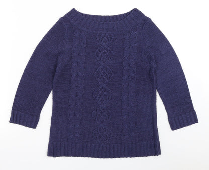 BHS Womens Blue   Pullover Jumper Size 12