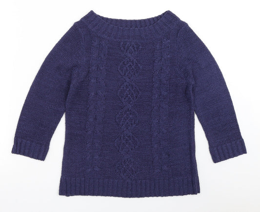 BHS Womens Blue   Pullover Jumper Size 12