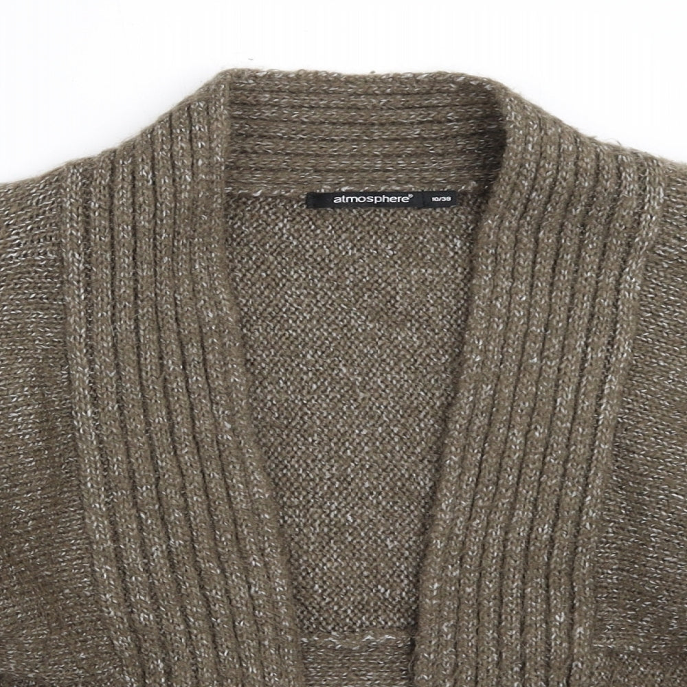 Womens UK Size 10 Atmosphere Green Cardigan Jumper