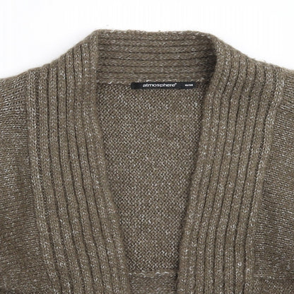 Womens UK Size 10 Atmosphere Green Cardigan Jumper