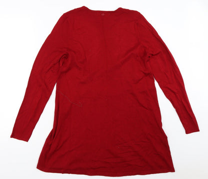 Womens UK Size S Bonmarché Red Pullover Jumper