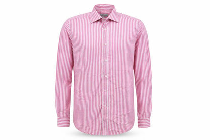 Mens UK Size 15.5 Taylor & Wright Pink  Button-Up Long Sleeve Casual Shirt