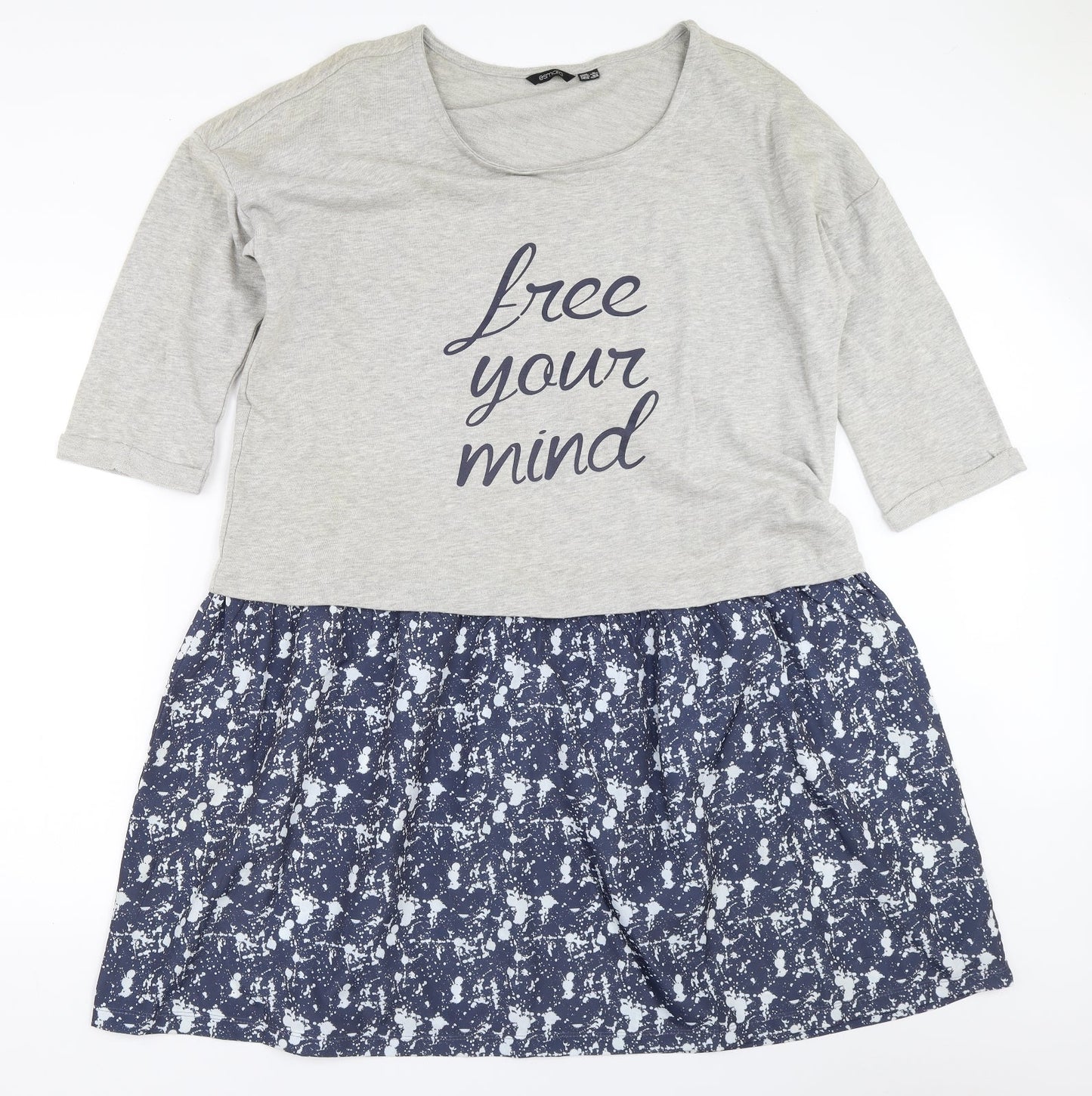 ESMARA Womens Grey   Fit & Flare  Size XL