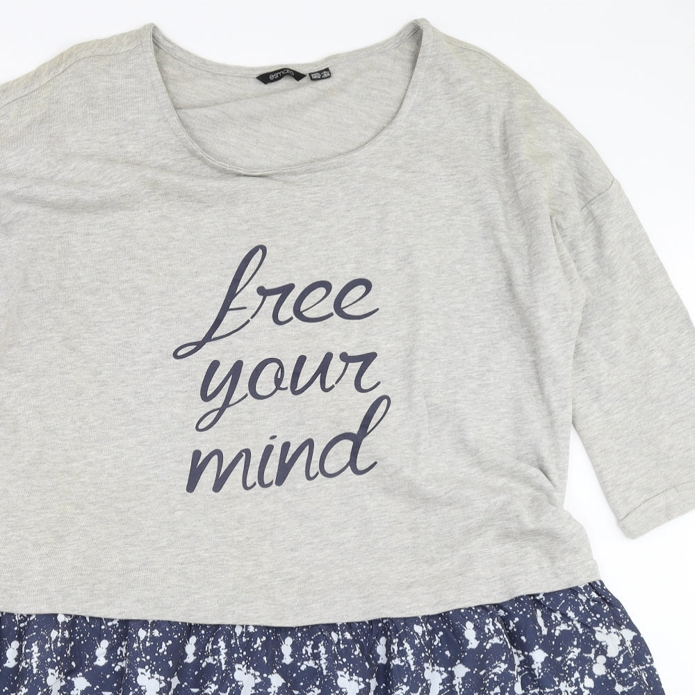 ESMARA Womens Grey   Fit & Flare  Size XL