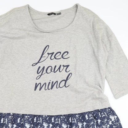 ESMARA Womens Grey   Fit & Flare  Size XL