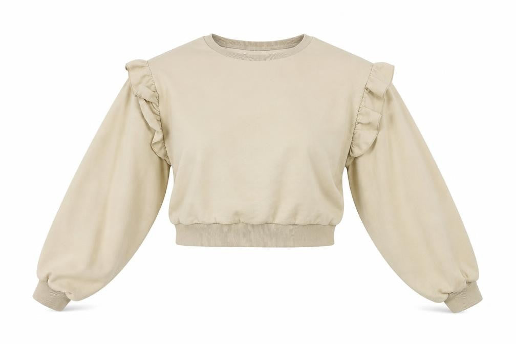 Womens UK Size S SheIn Beige Pullover Jumper