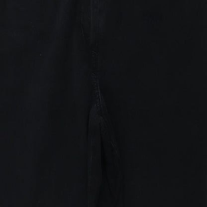 Womens UK Size 10 Marks and Spencer Regular Fit  Black Trousers