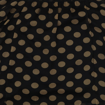 AX Womens Brown Polka Dot  Basic Blouse Size 8