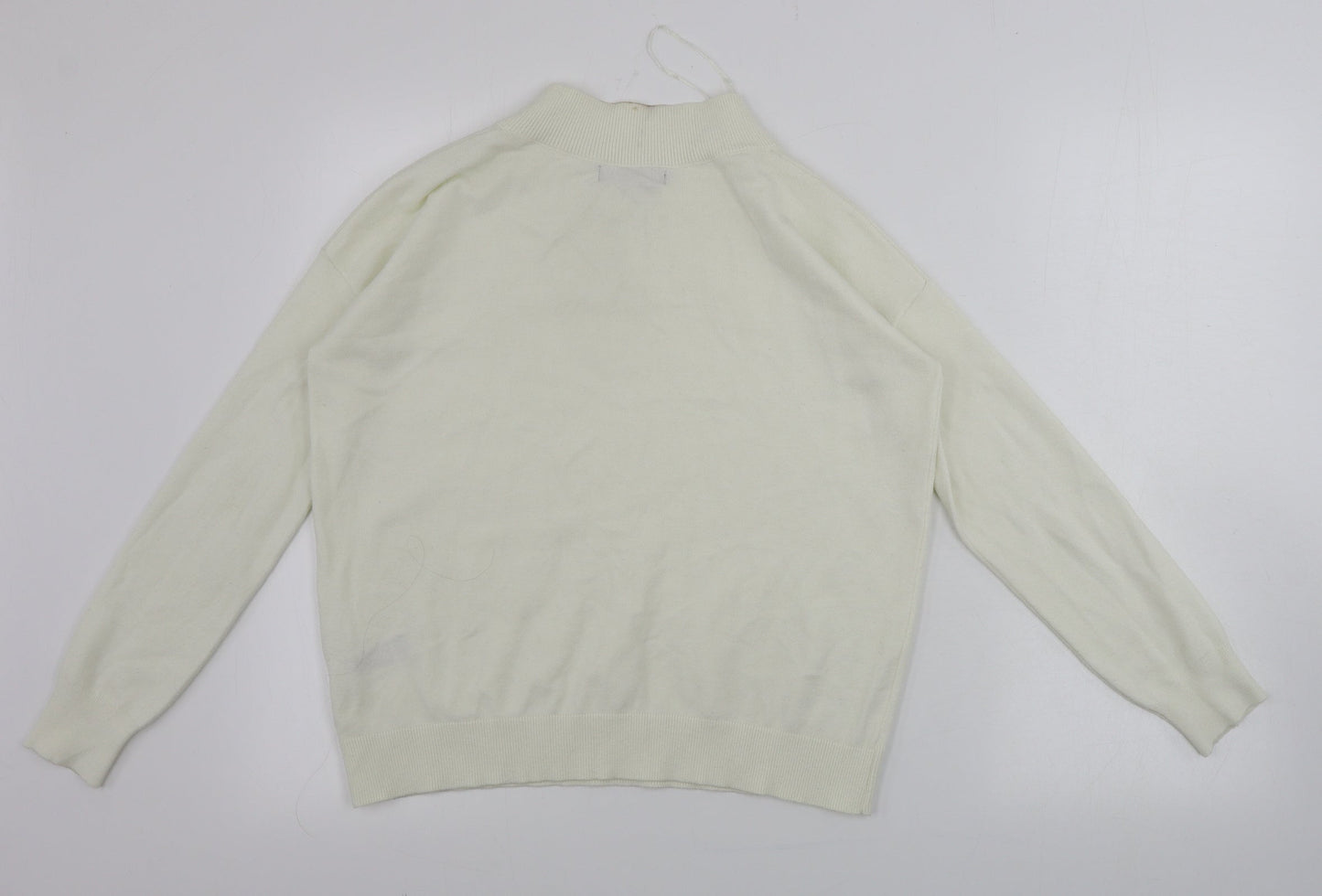 Womens UK Size S Marks and Spencer Ivory Pullover Jumper