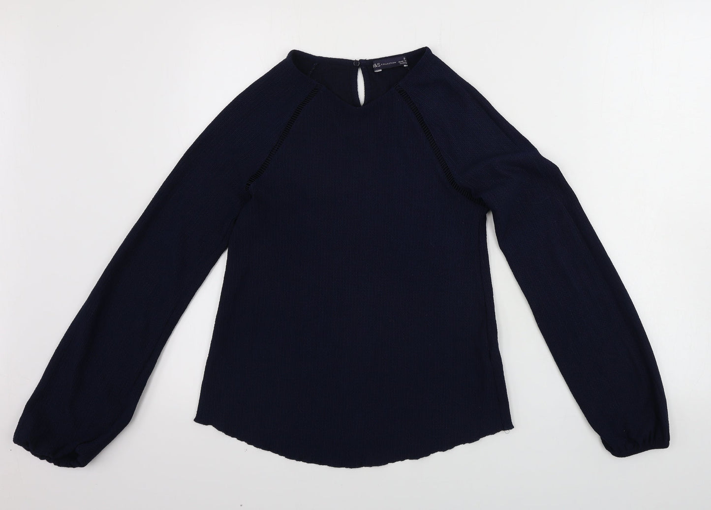 Womens UK Size 8 Marks and Spencer Blue Pullover Jumper