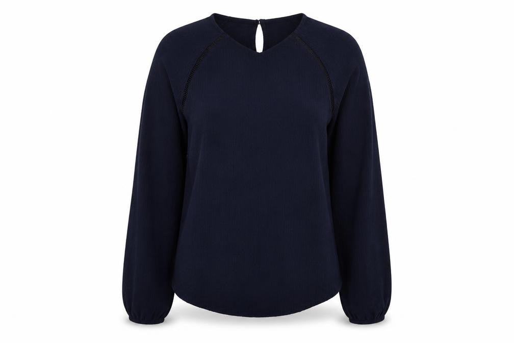 Womens UK Size 8 Marks and Spencer Blue Pullover Jumper