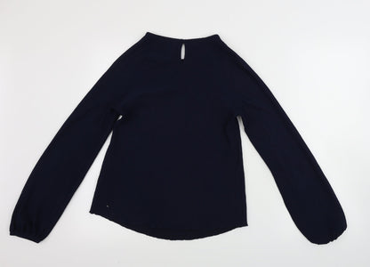 Womens UK Size 8 Marks and Spencer Blue Pullover Jumper