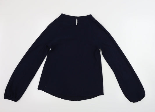 Womens UK Size 8 Marks and Spencer Blue Pullover Jumper
