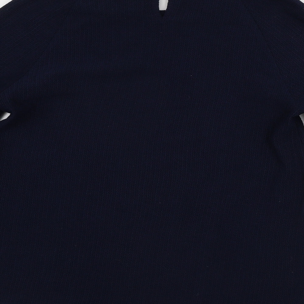 Womens UK Size 8 Marks and Spencer Blue Pullover Jumper