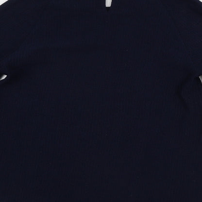 Womens UK Size 8 Marks and Spencer Blue Pullover Jumper