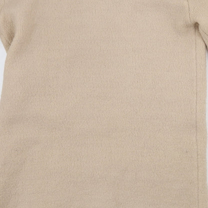 Womens UK Size S ICHI Beige Cardigan Jumper