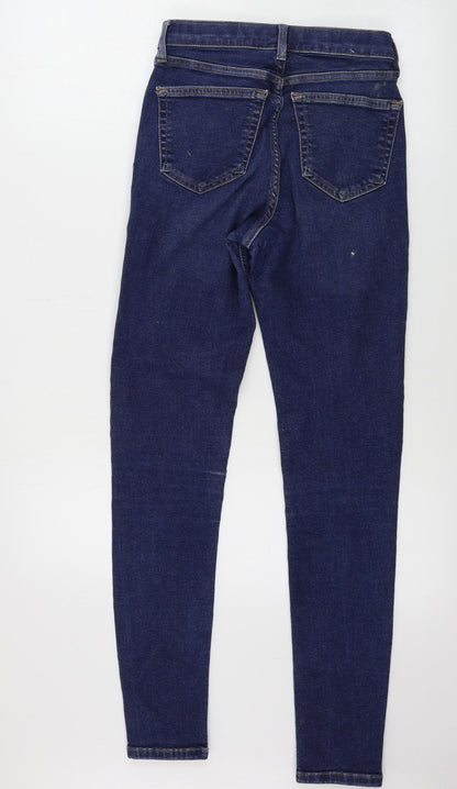 Topshop  Womens Blue   Skinny Jeans Size 28 in L27 in