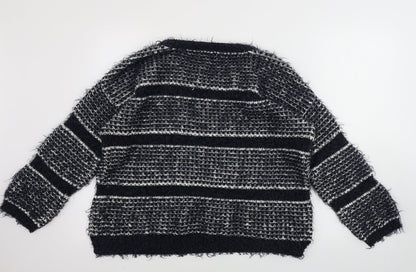 TU Womens Blue Striped  Pullover Jumper Size 16