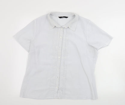 Womens UK Size 16 bm collection Grey Basic Button-Up