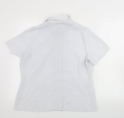 Womens UK Size 16 bm collection Grey Basic Button-Up