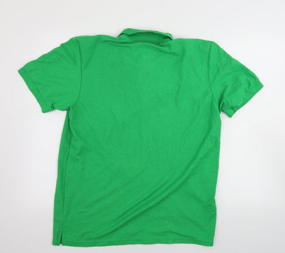 Gildan  Mens Green    Polo Size L