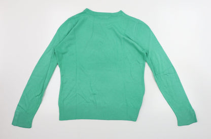 BHS Womens Green   Pullover Jumper Size 12