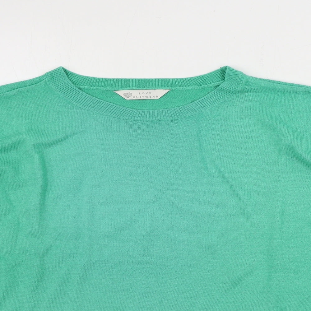 BHS Womens Green   Pullover Jumper Size 12
