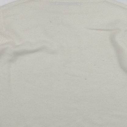 Womens UK Size M EWM Beige Pullover Jumper