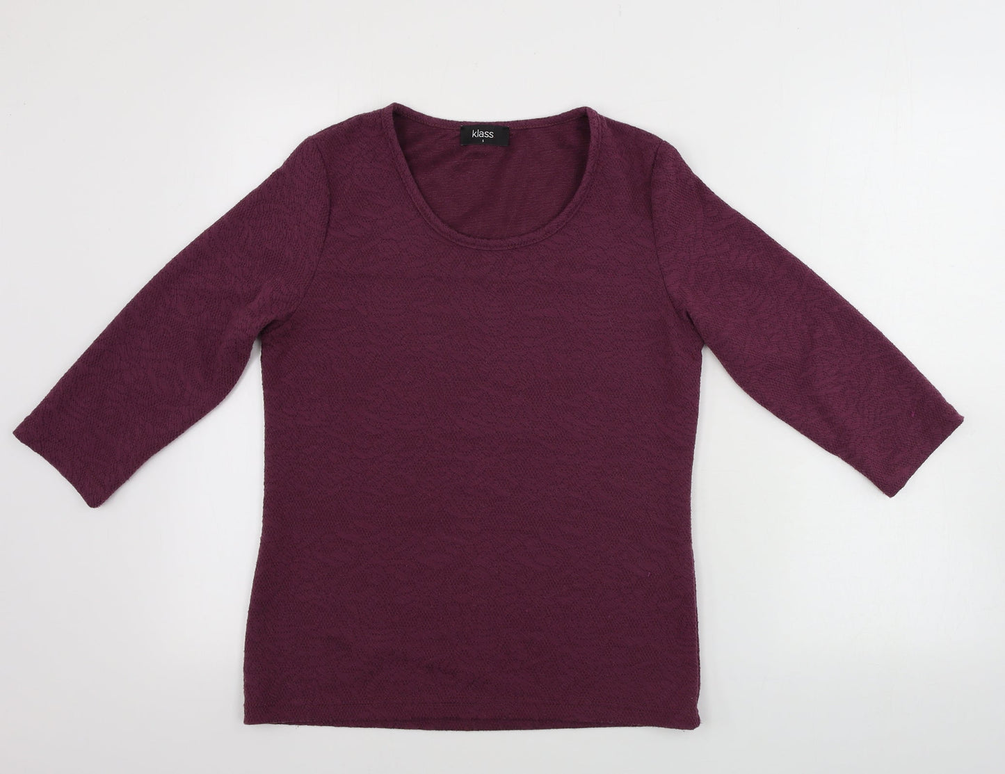 Womens UK Size 8 Klass Purple Pullover Jumper