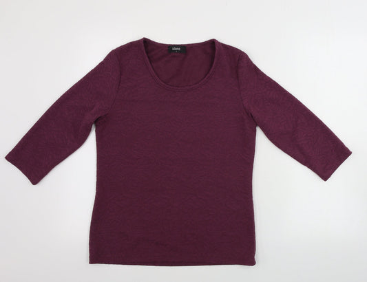 Klass  Womens Purple   Pullover Jumper Size 8