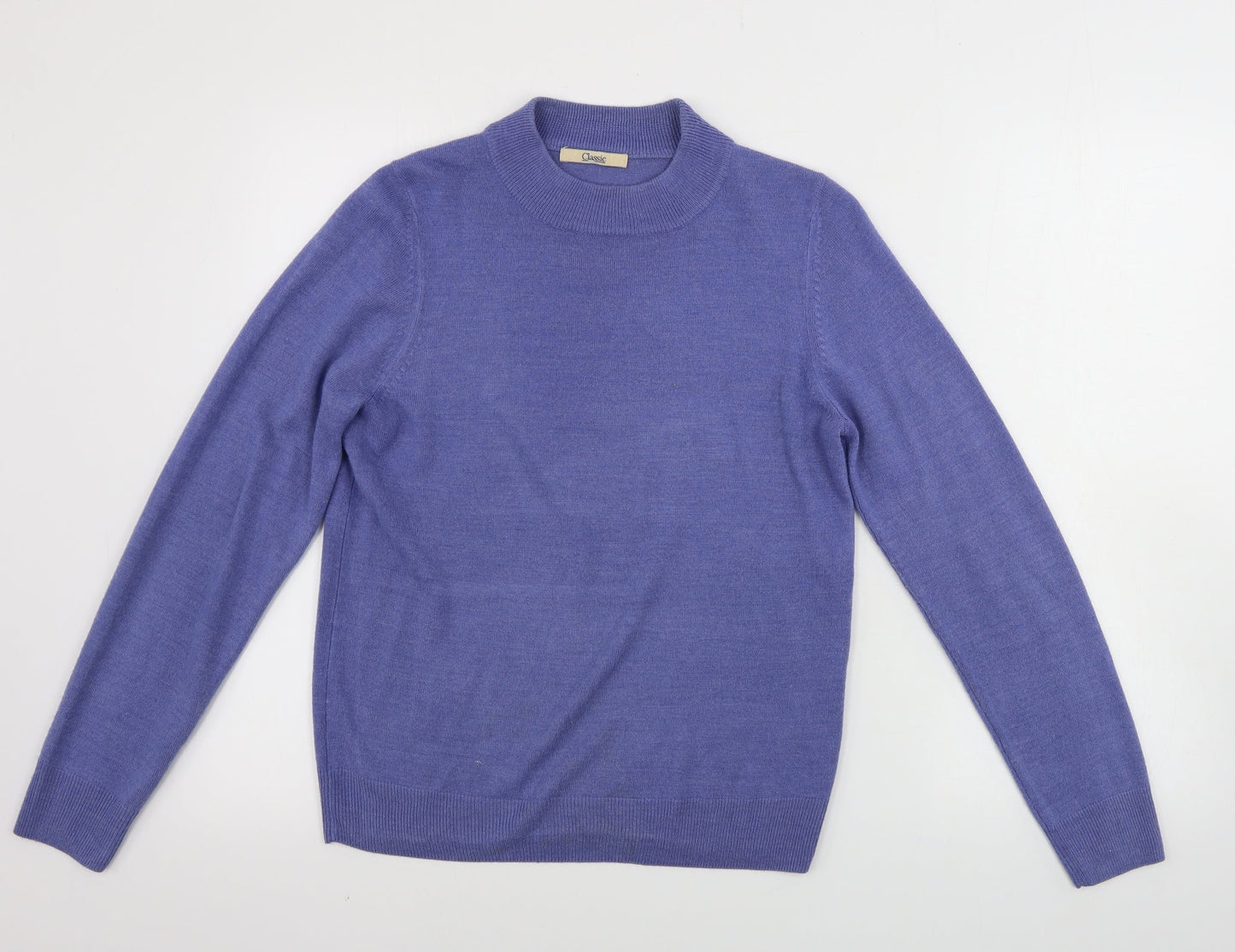 Womens UK Size 8 Marks and Spencer Blue Pullover Jumper