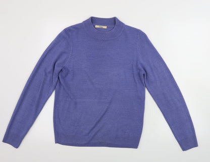Womens UK Size 8 Marks and Spencer Blue Pullover Jumper