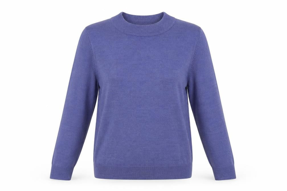 Womens UK Size 8 Marks and Spencer Blue Pullover Jumper