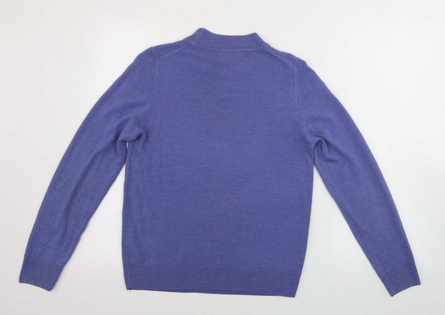 Womens UK Size 8 Marks and Spencer Blue Pullover Jumper